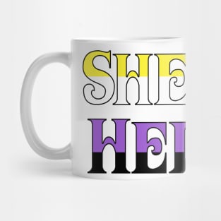 Nonbinary She/Her Mug